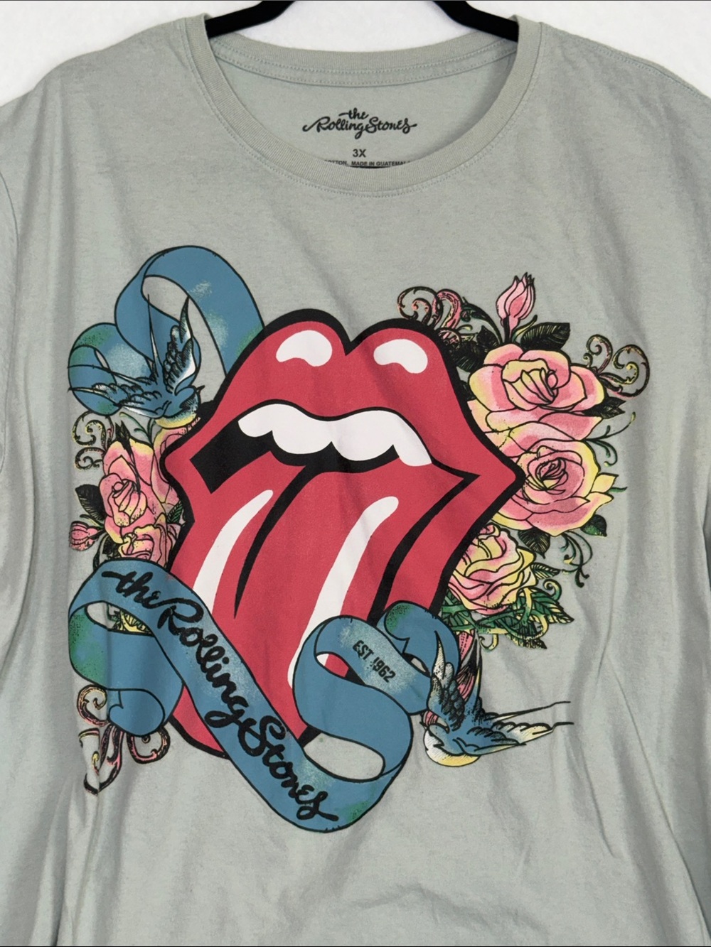 The Rolling Stones Retro T-Shirt with Classic Band Logo